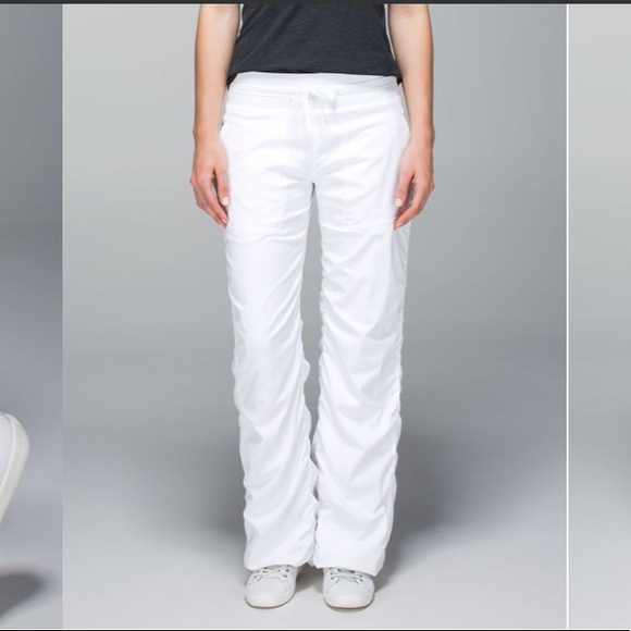 lululemon athletica Pants - LULULEMON White Lined* Studio Pant II